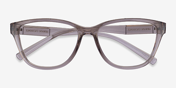 Shiny Transparent Brown Armani Exchange AX3111U -  Alternative Materials Eyeglasses