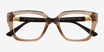 Transparent Brown Vogue Eyewear VO5477B -  Plastic Eyeglasses