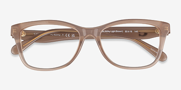 Milky Light Brown Coach HC6231U -  Acetate Eyeglasses