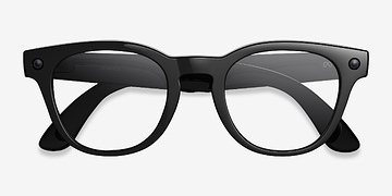 Shiny Black Ray-Ban Meta Scriber Optics (Gen 2) -  Plastic AI Glasses