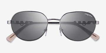 Matte Silver Vogue Eyewear VO4254S -  Metal Sunglasses