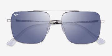 Silver Ray-Ban RB3758 -  Metal Sunglasses
