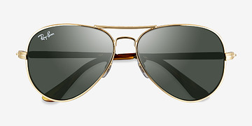 Arista Gold Ray-Ban RB3925 Aviator Max -  Metal Sunglasses