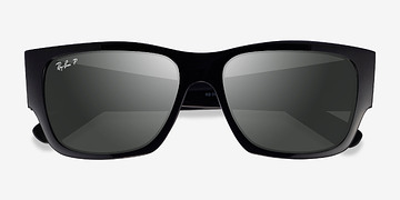 Shiny Black Ray-Ban RB0947S Carlos -  Plastic Sunglasses