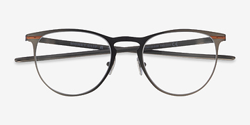 Satin Olive Oakley Money Clip -  Titanium Eyeglasses