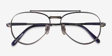 Gunmetal Ray-Ban RB8225V Aviator -  Titanium Eyeglasses