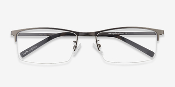 Gunmetal Vega -  Metal Eyeglasses