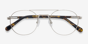 Light Golden Lock -  Vintage Metal Eyeglasses