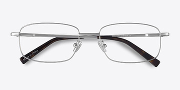 Silver Bryce -  Lightweight Metal Eyeglasses