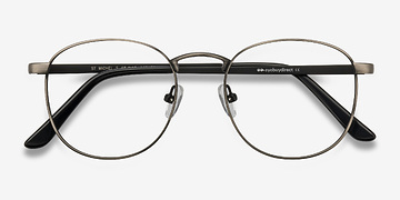 Gunmetal St Michel -  Vintage Metal Eyeglasses
