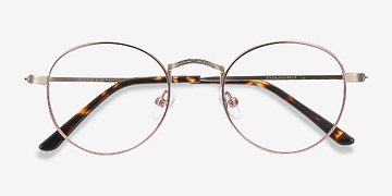 Victorian Pink Cupertino -  Vintage Metal Eyeglasses