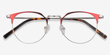 Red Veronica -  Lightweight Metal Eyeglasses
