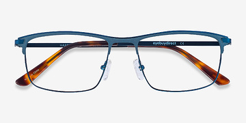 Navy Harrison -  Lightweight Metal Eyeglasses