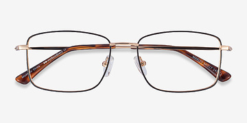 Black Gold Marley -  Classic Metal Eyeglasses