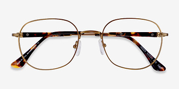 Bronze Tortoise Index -  Metal Eyeglasses