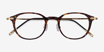 Tortoise Jones -  Acetate, Metal Eyeglasses