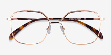 Rose Gold Chai -  Metal Eyeglasses