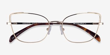 Gold Exquisite -  Metal Eyeglasses