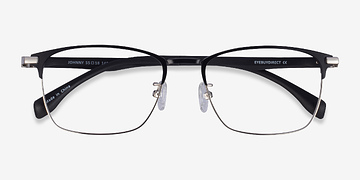Black Silver Johnny -  Plastic Eyeglasses