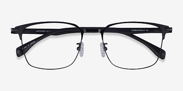 Black Sapporo -  Plastic Eyeglasses