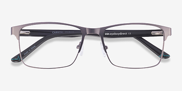 Matte Gunmetal Carbon -  Metal Eyeglasses