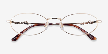 Gold Juliet -  Metal Eyeglasses