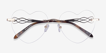 Light Gold Casanova -  Metal Eyeglasses
