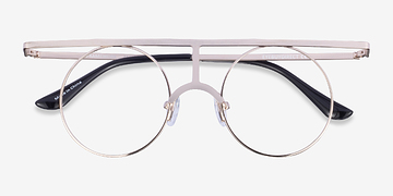 Light Gold Framework -  Metal Eyeglasses
