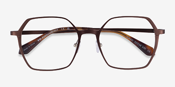 Matte Brown Turbo -  Aluminium Alloy Eyeglasses