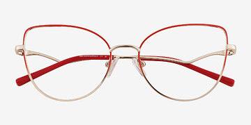Red Gold Lee -  Metal Eyeglasses