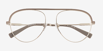 Gray Silver Kori -  Metal Eyeglasses