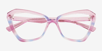 Purple Blue Rise Up -  Plastic Eyeglasses