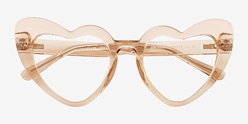 Champagne Heartfelt -  Plastic Eyeglasses