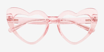 Pink Heartfelt -  Plastic Eyeglasses