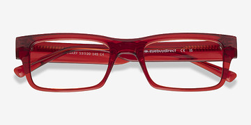 Red Visionary -  Plastic Eyeglasses