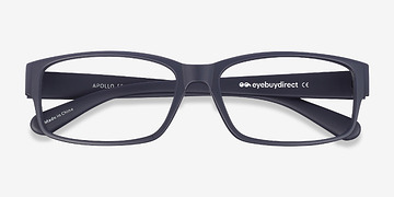 Matte Navy Apollo -  Lightweight Plastic Eyeglasses