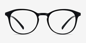 Matte Black Brace -  Lightweight Plastic Eyeglasses