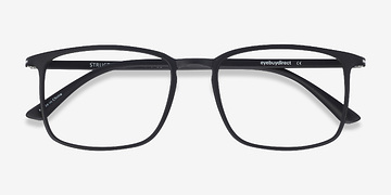 Black Structure -  Lightweight Plastic Eyeglasses
