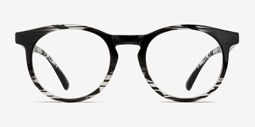Black clear Thrill -  Lightweight Plastic Eyeglasses