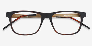 Tortoise Karat -  Lightweight Plastic, Metal Eyeglasses
