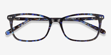 Blue Floral Alette -  Fashion Acetate Eyeglasses