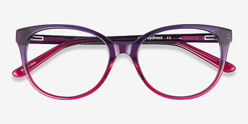 Purple Pursuit -  Fashion Acetate Eyeglasses