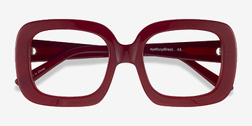 Burgundy Gloria -  Vintage Acetate Eyeglasses