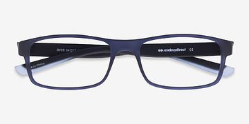 Dark Blue Over -  Plastic Eyeglasses