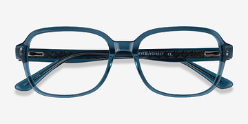 Clear Blue Patina -  Acetate Eyeglasses