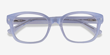 Iridescent Clear Neon -  Acetate Eyeglasses