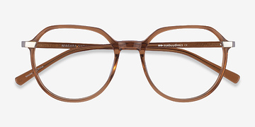 Clear Brown Niagara -  Metal Eyeglasses