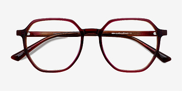 Brown   Pink Tiki -  Geek Acetate Eyeglasses