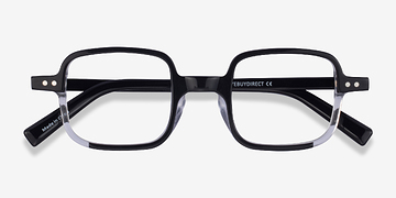 Black Clear Montrose -  Acetate Eyeglasses