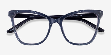 Gray Black Mind -  Acetate Eyeglasses